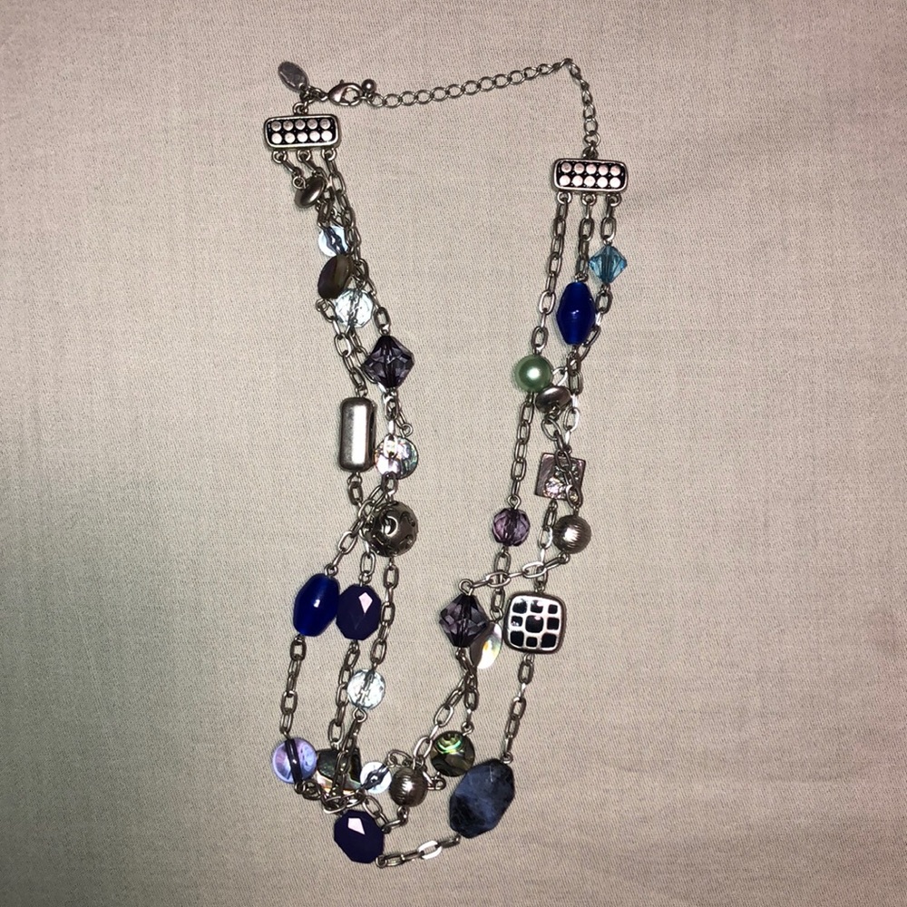 Lia Sophia multilayered choker style necklace